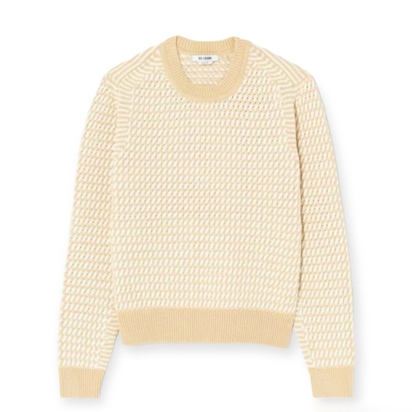 Re/Done Tops - RE/DONE 50’s Cotton Crewneck Sweater - NWT